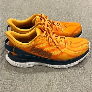 Hoka Vibrant Orange Running Shoes